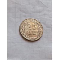 25 пфеннингов 1911 года в отличном состоянии!!!