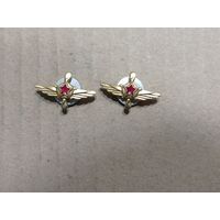 Эмблемы с погон ИАС ВВС СССР-(на винтах)