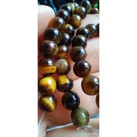 Бусины тигровый глаз новые