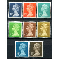 Великобритания - 1988г. - королева Елизавета II, стандартный выпуск - 8 марок - полная серия, MNH [Mi 1162-1169]. #3-GB-Z-1-18