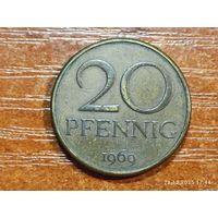 Германия 20 пфеннигов 1969