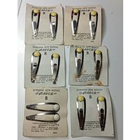 Зажимы для волос " Алеся " Винтаж в упаковке .