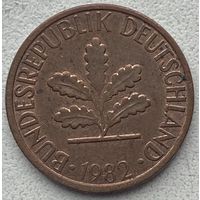 Германия 1 пфенниг 1982 г. J