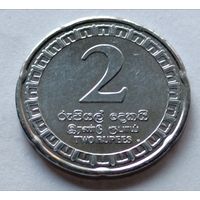 Шри-Ланка. 2 рупий 2017 года.