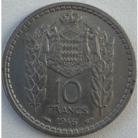 Монако 10 франков 1946 г.