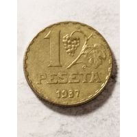 Испания 1 песета 1937