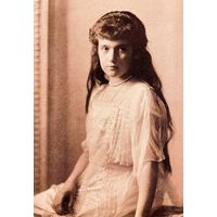 Открытка чистая 10х15 см. Великая княжна Анастасия Николаевна