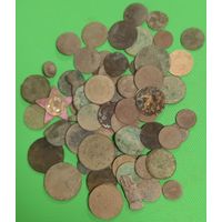 Лот монет (примерно 50 шт.)