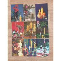 Открытки новогодние, СССР.