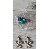 Бижутерия, набор сережек одним лотом