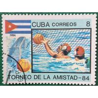 Куба 1984. Спорт. Водное поло. Марка из серии