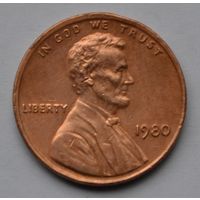 США, 1 цент 1980 г.