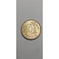 Финляндия 20 пенни 1985