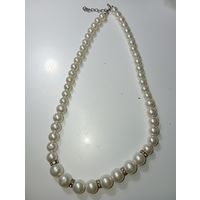 Винтажные Бусы тыжолые .