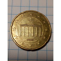 20 евроцентов Германия 2002 J  год