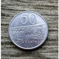 Werty71 Парагвай 50 гуарани 1986 маршал Хосе Феликс Эстигаррибия Плотина