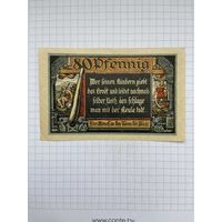 Нотгельд 80 пфеннигов Германия Ютербог-0501