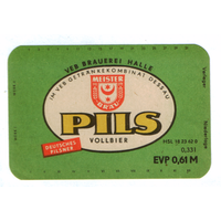 Этикетка пива Pils Германия П755
