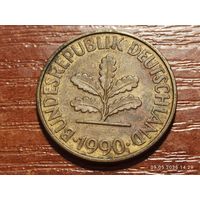 Германия 10 пфеннигов 1990 А