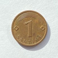 1 сантим 2008 Латвия