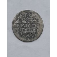 1/2 талера 1765г.