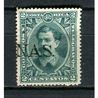 Коста-Рика - 1889 - Президент Альфаро 2С - (есть тонкое место) - [Mi.20] - 1 марка. Гашеная.  (Лот 13HZ)-TG3P46