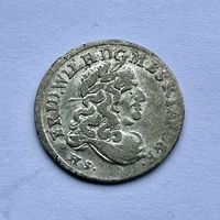 Монета серебро ПРУССИЯ шостак/6 грошей 1682 год ФРИДРИХ ВИЛЬГЕЛЬМ l ОТЛИЧНЫЙ