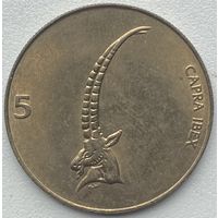 Словения 5 толаров 2000 г.