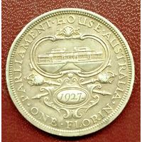 Австралия 1 Флорин 1927. Открытие здания Парламента