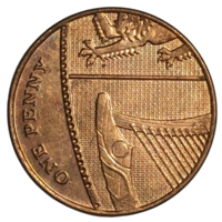 Великобритания 1 пенни, 2010
