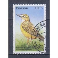 [385] Танзания 1999. Фауна.Птицы. Гашеная марка.