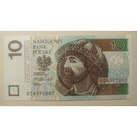 Польша. 10 злотых 2016 года, серия BI. UNC