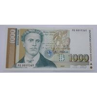 Болгария 1000 лев 1997 года UNC(2)
