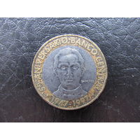 Доминикана. 5 песо. 1997. С 20 копеек. Распродажа коллекции. Смотрите другие лоты.