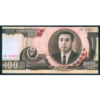 КНДР 100 вон 1992 UNC