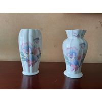 Ваза Цветной горошек  Aynsley Англия 60-е цена за одну