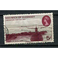 Гернси (Великобритания) - 1970 - 25-я годовщина освобождения 5P - [Mi.29] - 1 марка. Гашеная.  (Лот 33Hk)-T41P32