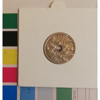 Дания 1 крона 1992 в холдере