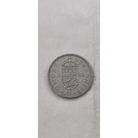 Великобритания 1 шиллинг 1954