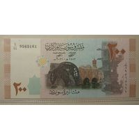 Сирия. 200 фунтов 2021 года. UNC