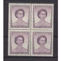 Новая Зеландия /New Zealand 1953** Королева Елизавета II кварт Mi#330
