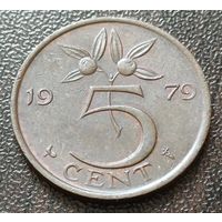 Нидерланды 5 центов, 1979   ( 2-1-5 )