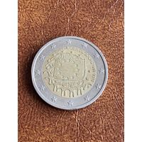 Германия 2 евро 2015 г флаг ЕС