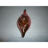 Ёлочная игрушка Сосулька с фонариком. СССР.