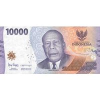 Индонезия 10000 рупий образца 2024 года UNC pw165