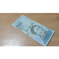 500 боливаров 23,03,2017 Венесуэлы *68754810 с рубля