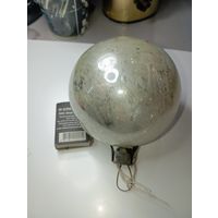 Ёлочная игрушка  Шарик , Кремлевская игрушка ,толстое стекло .