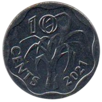 10 центов 2021 Эсватини
