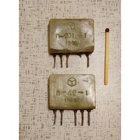 Редкие модули серии П (печатные блоки-переходники, предшественники гибридных микросборок, 1965 год)