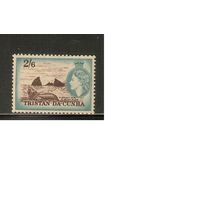 Тристан-да-Кунья-1954(Мих.25) , ** ,  Морская фауна, Морской слон